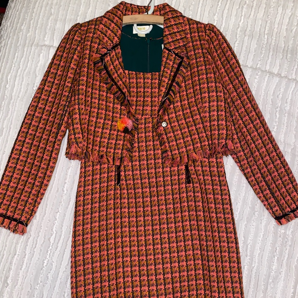Anthropologie women’s dress with blazer
